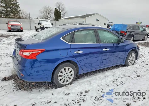 2016 Nissan Sentra S z USA, uszkodzony, nr VIN 3N1AB7AP5GY265759